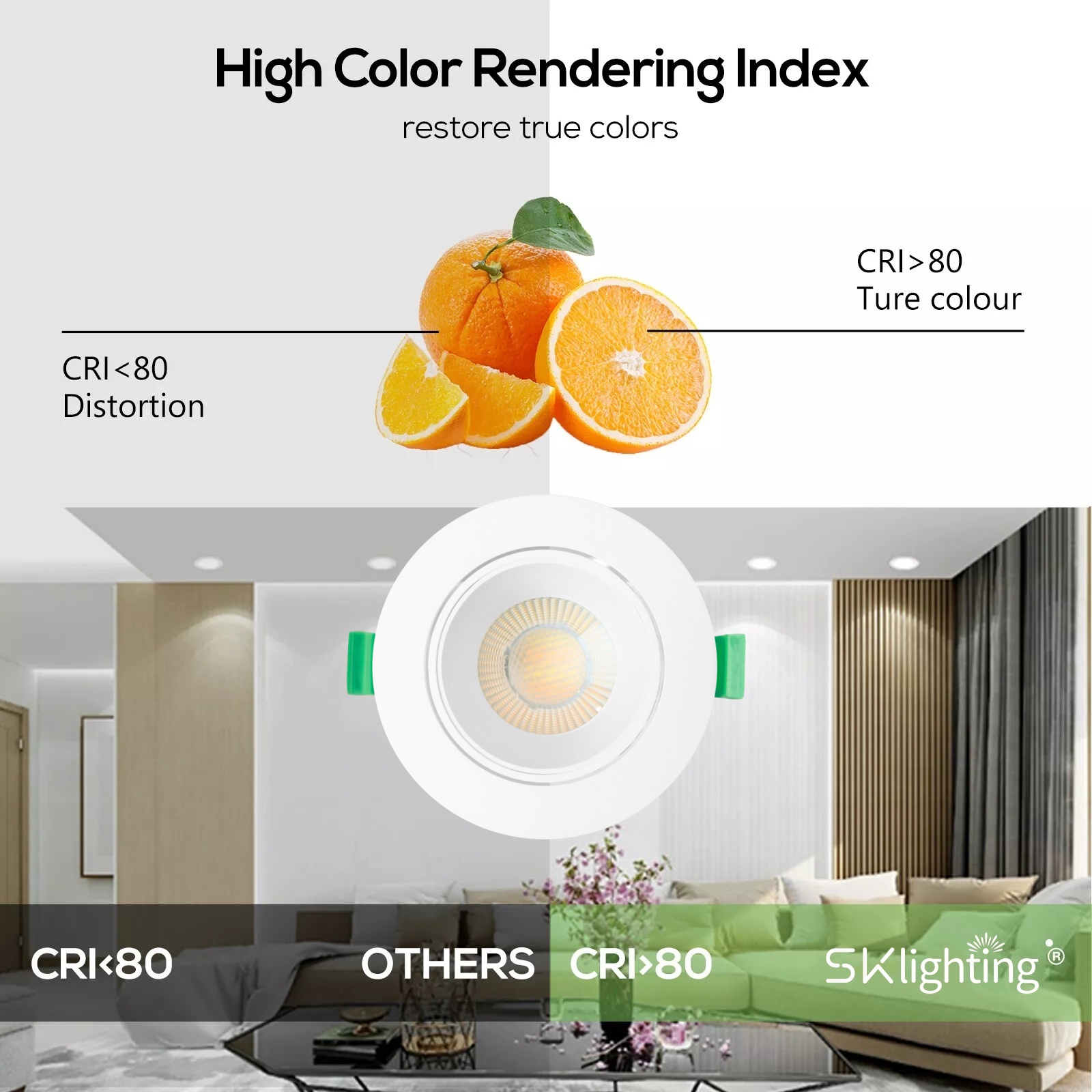 DL13 Led Downlight 8W Flat Dimming 3cct saa  ip44 Waterproof Anti-glare Light Downlight Spot Lights Led Ceiling Downlight 90mm  lamp