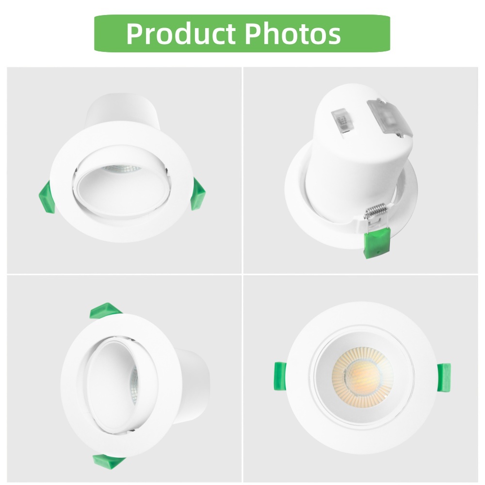 DL13 Led Downlight 8W Flat Dimming 3cct saa  ip44 Waterproof Anti-glare Light Downlight Spot Lights Led Ceiling Downlight 90mm  lamp