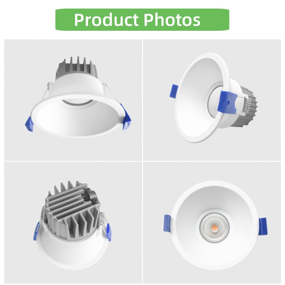 DL28  Light IP20 Waterproof LED Downlight 10W 12W Recessed Ceiling Light for Outdoor Bathroom Balcony Hotel  Mall spotlight led light