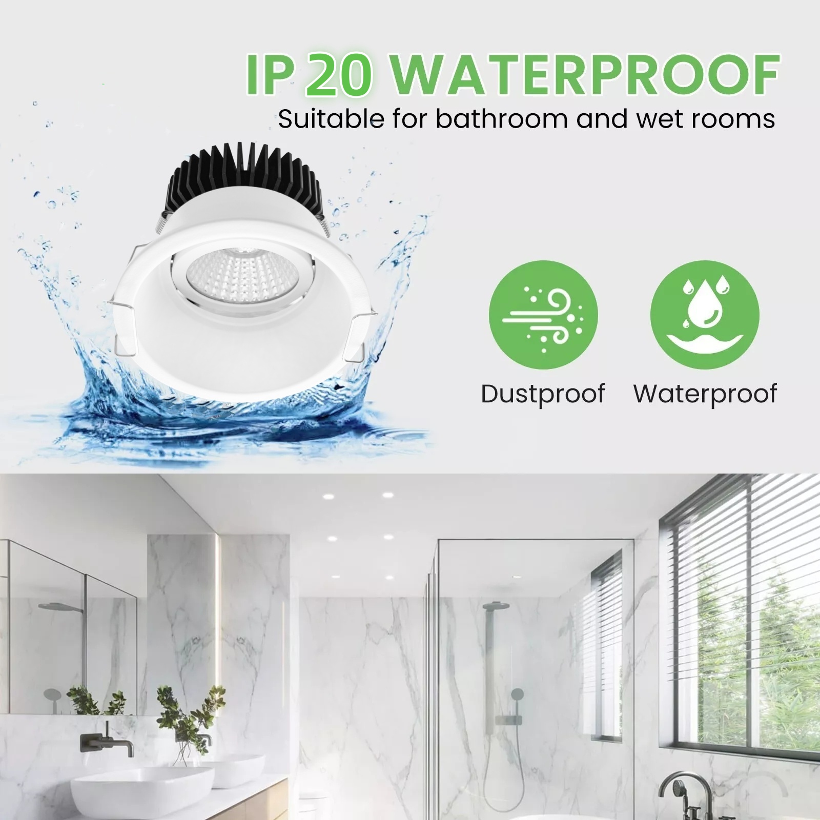 DL24 90mm recessed LED downlight 10W COB saa antiglare wall washer living room hotel Aluminum housing adjustable lamp led spotlight