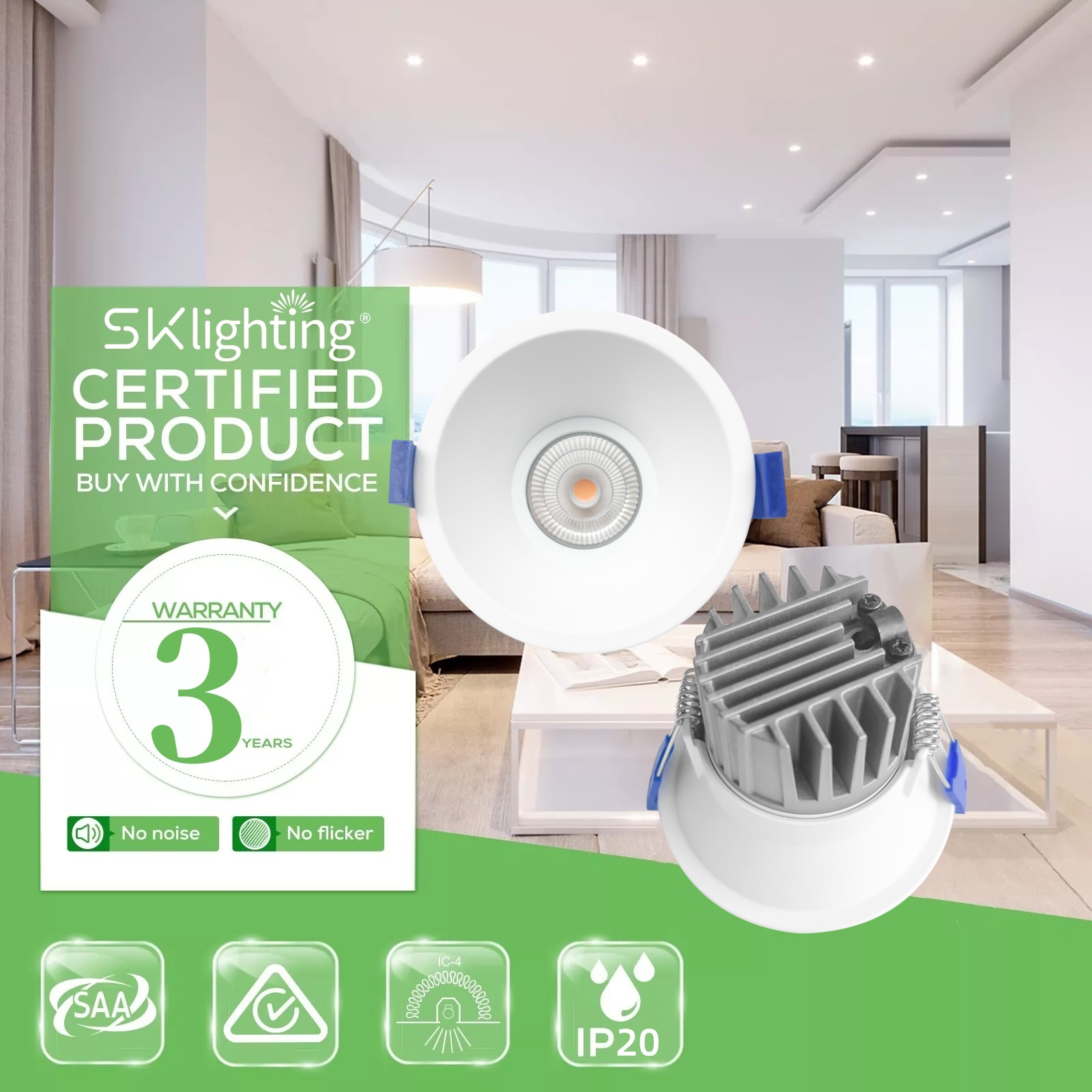 DL28  Light IP20 Waterproof LED Downlight 10W 12W Recessed Ceiling Light for Outdoor Bathroom Balcony Hotel  Mall spotlight led light