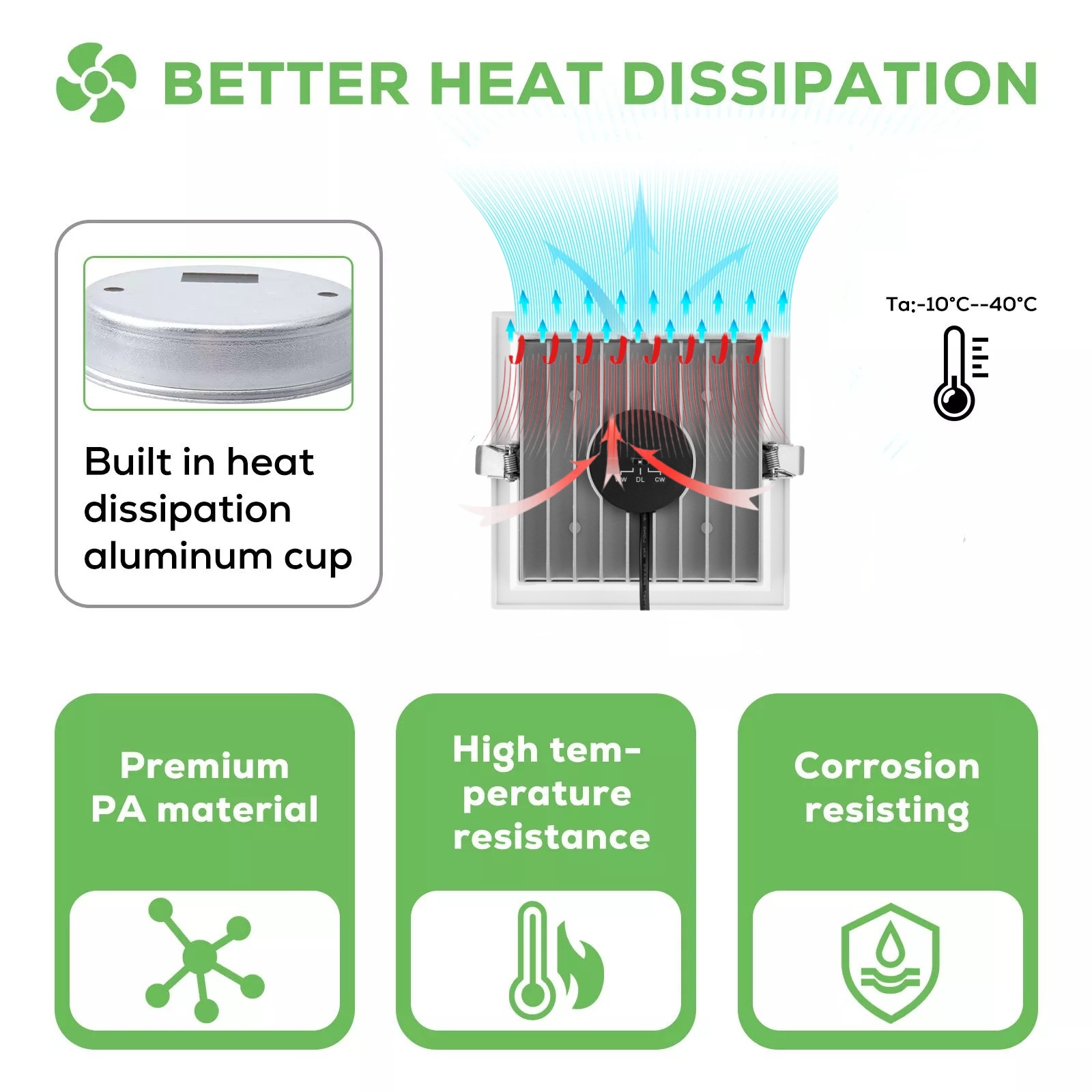 DL25-S Led Downlight 12W Ssa 3cct CE 220V-240V SMD Dimmable Embedded Hole Lamp Decoration Hotel Living Room Light Aluminum Downlight
