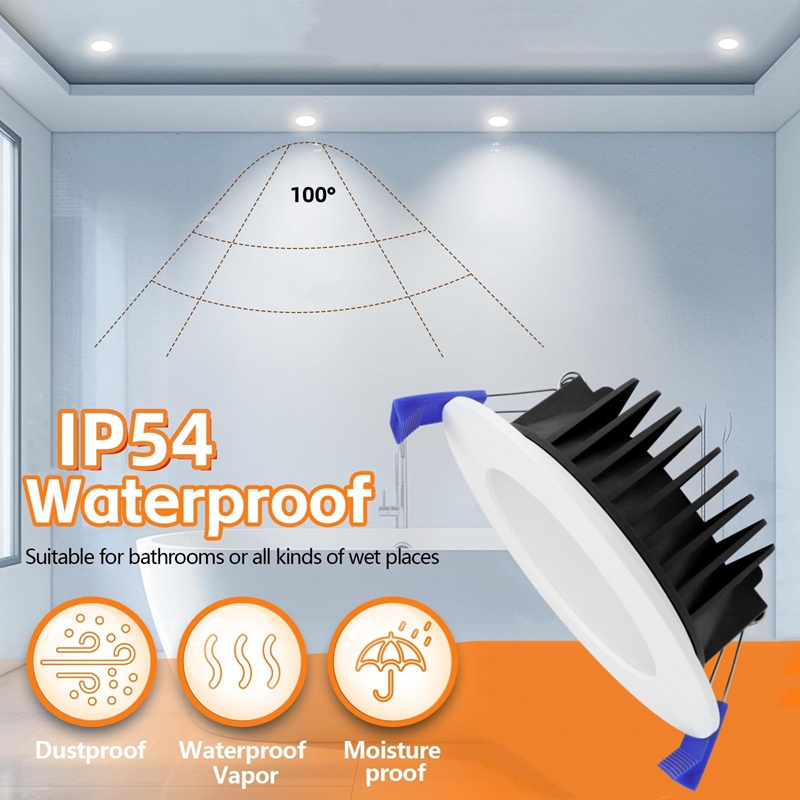 DL40-F Ultra Slim LED Downlight SAA Recessed Ceiling 10W 90MM mm Tri-color CCT LED Dimmable Downlight High Quality Australia Downlights