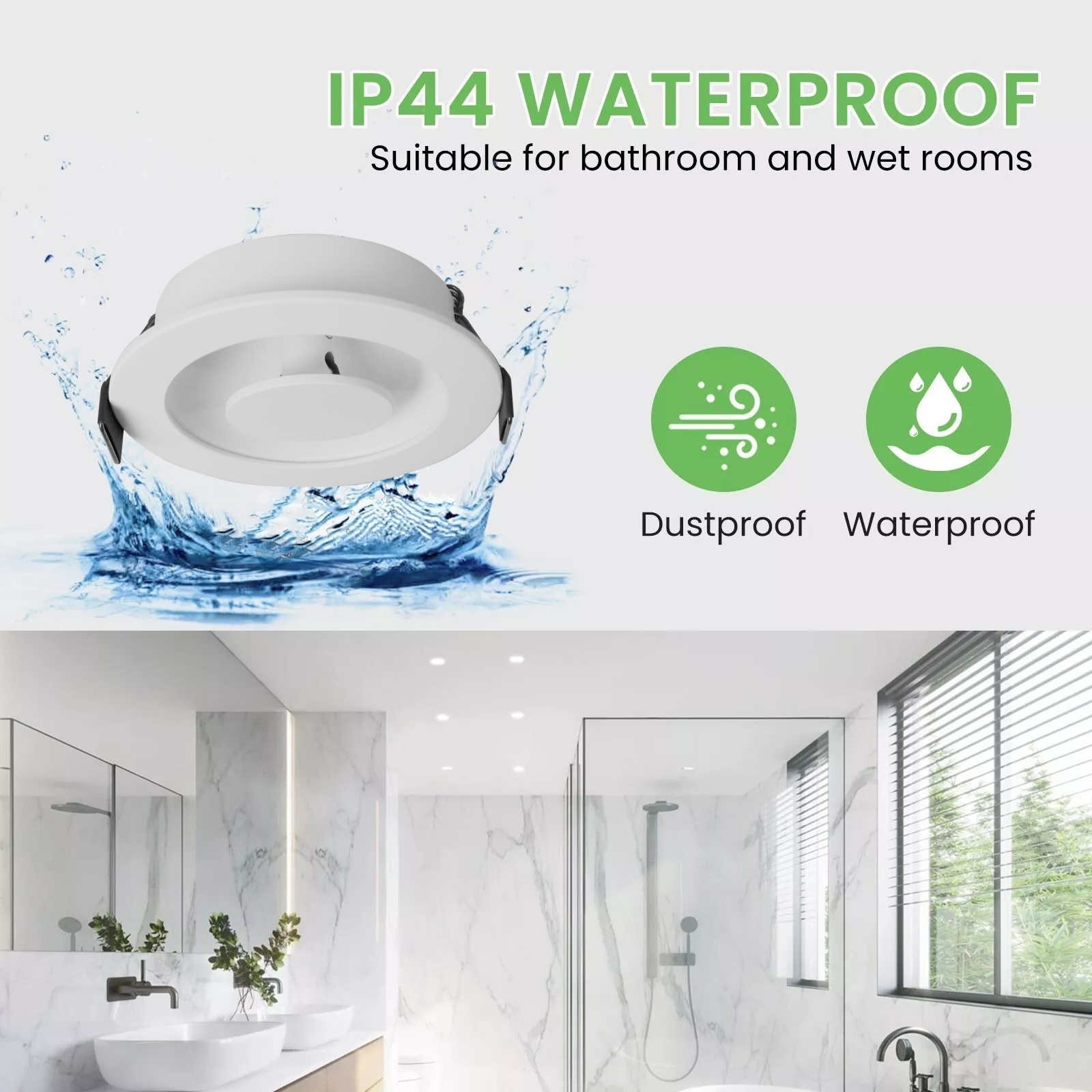 DL35 Commercial Lighting Shop Decoration Adjustable Anti-Glare Aluminum Efficient Reflective Design Recessed Light IP20 LED Downlight Gray