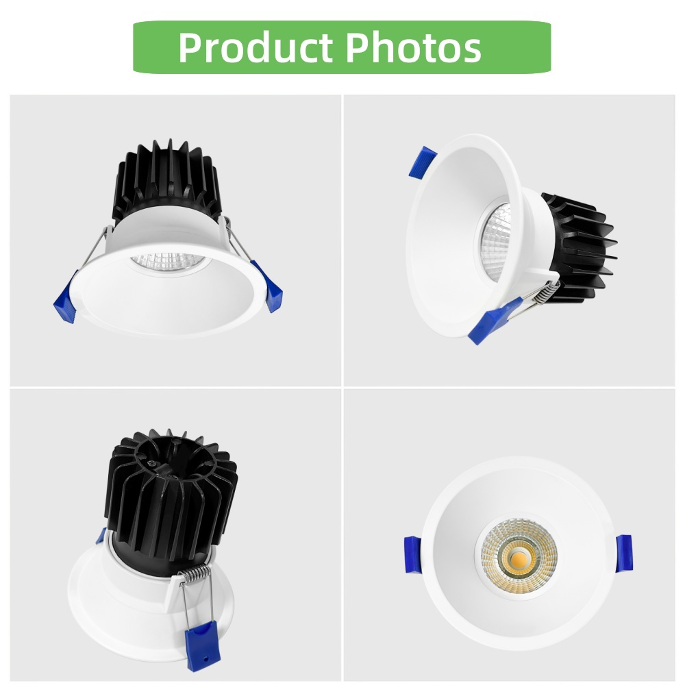 DL38 Light Emitting Diode Downlight Indoor Home Office COB Downlight 5w 7w 12w 18w Architectural Light Emitting Diode Downlight