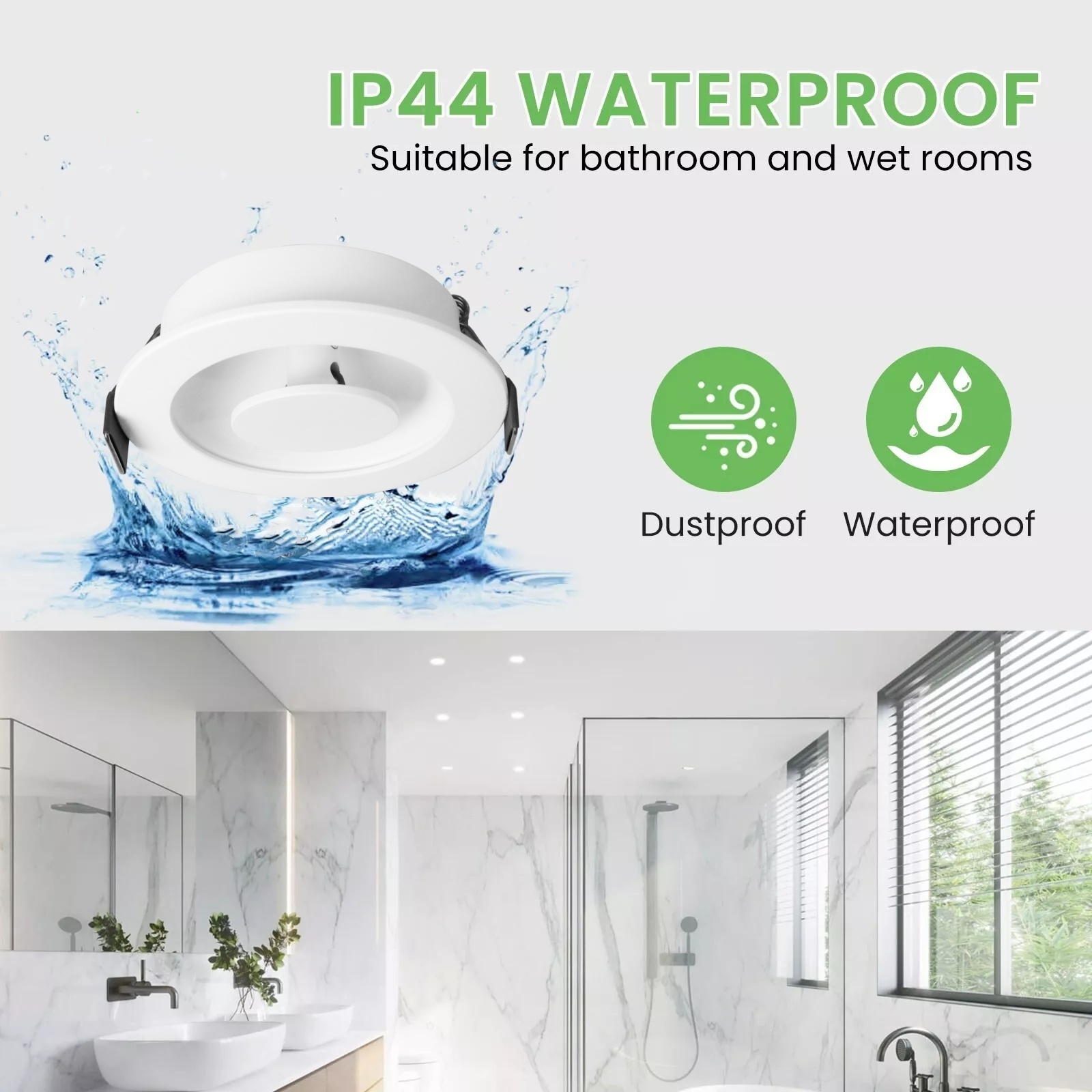 DL35 Commercial Lighting Shop Decorative Adjustable Anti-Glare Aluminum Efficient Reflective Design Recessed Light IP20 Light Emitting Diode Downlight white