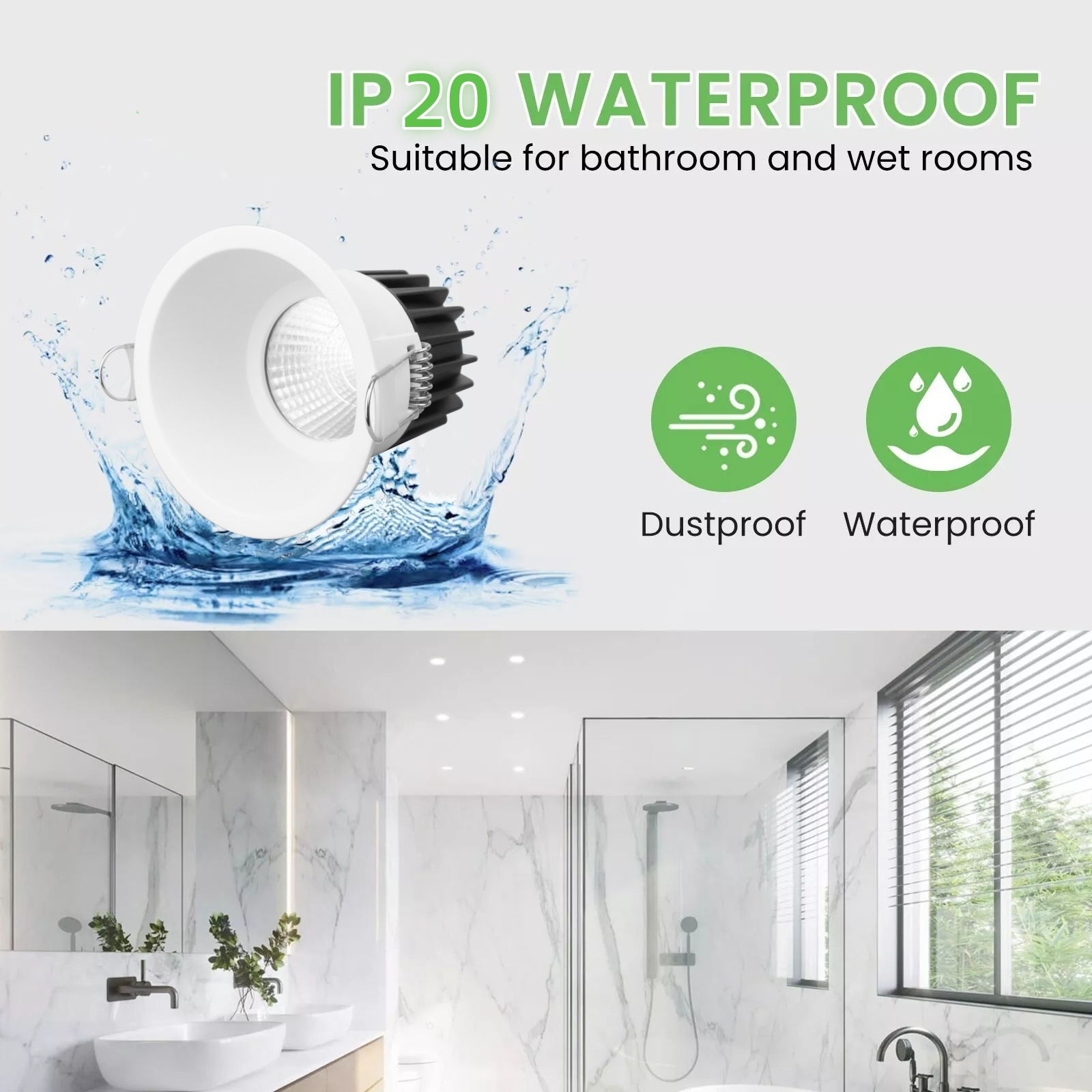 DL38 COB Recessed Light High Brightness Home Lighting Easy Installation Round 8w Indoor Ceiling Recessed Light Emitting Diode Downlights