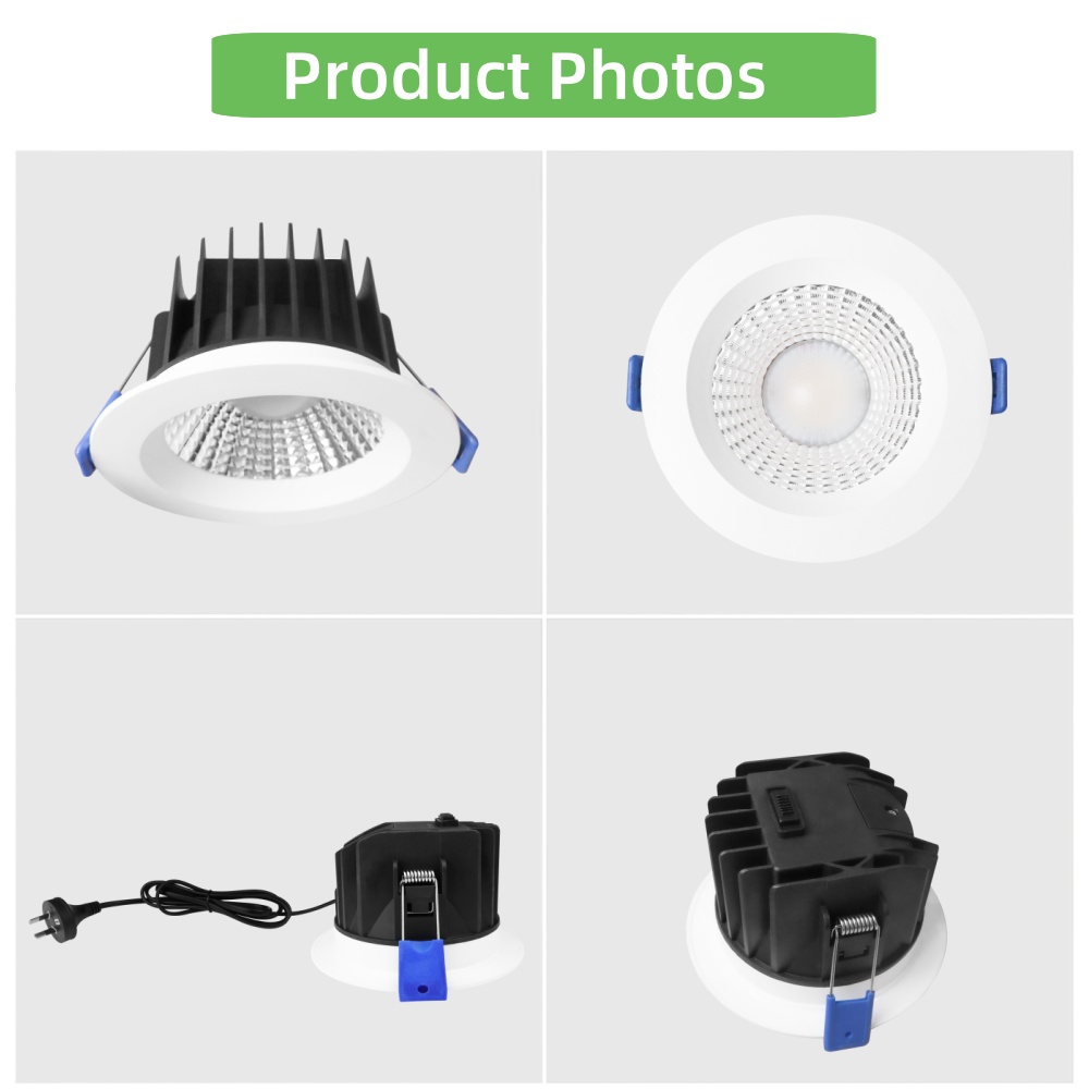 DL41-R SAA certified downlight 8w 9w 90mm  indoor 3CCT recessed dimmable downlight Australia IP54 waterproof antiglare spotlight lamp