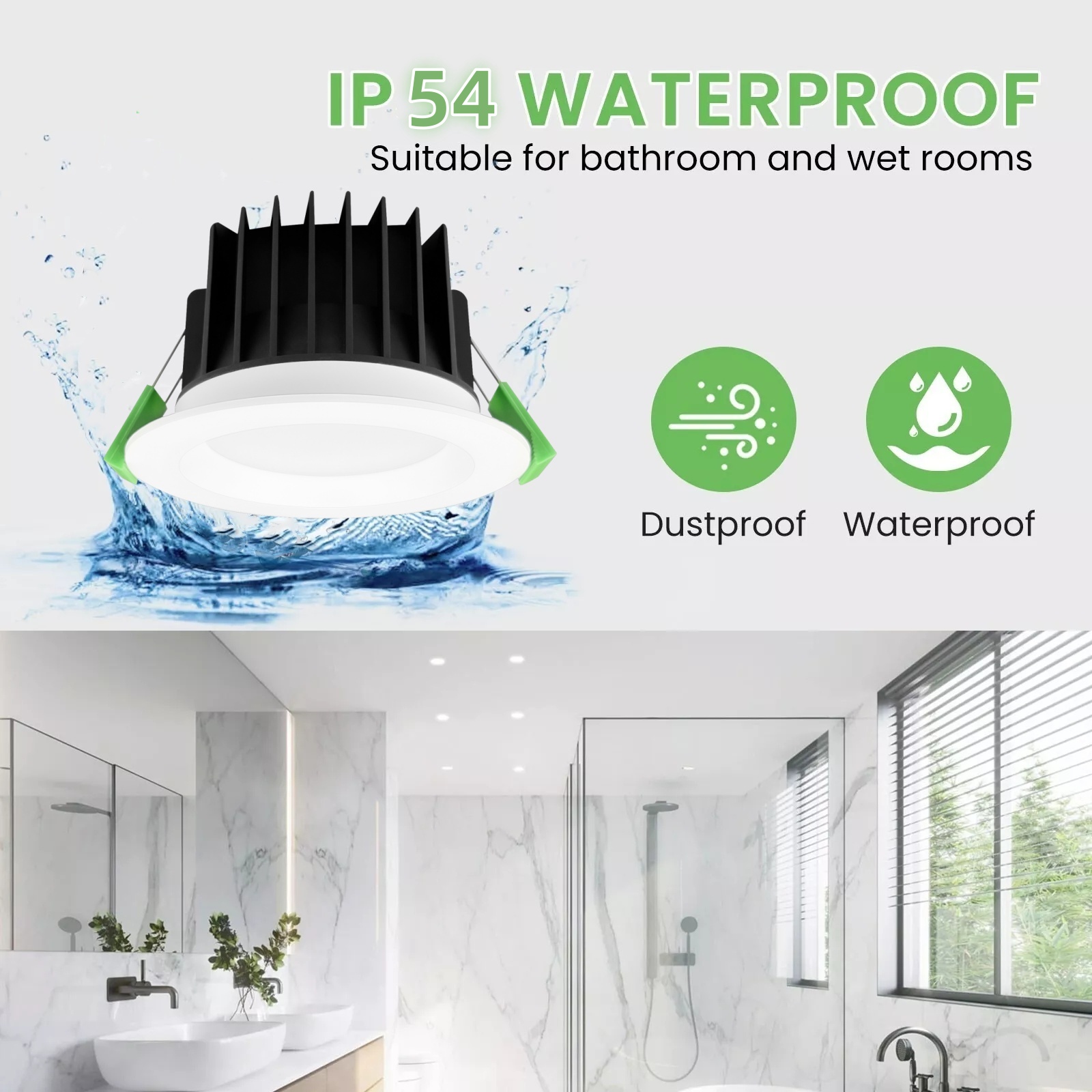 DL41 Light emitting diode downlight 9w 10w 90mm 3cct black ip54 waterproof anti glare dimmable light emitting diode downlight saa approved light emitting diode ceiling light spotlight