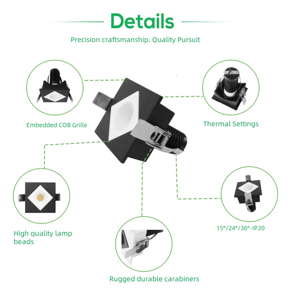 DL42 High-efficiency light-emitting diode downlight for home lighting waterproof hot sale commercial spotlights
