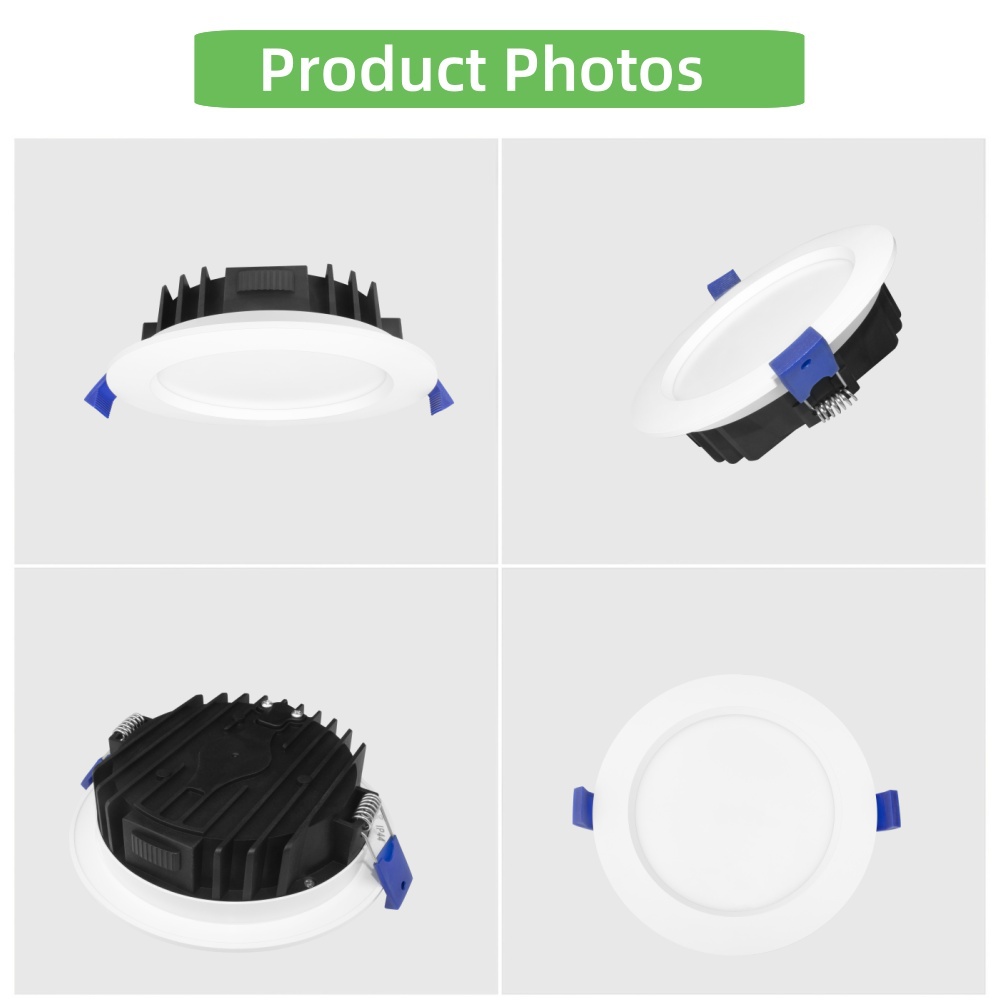 DL57 Hot Light Emitting Diode Downlight 10w 3CCT Waterproof IP44 Triac Dimmable CE SAA Spotlight Hair Downlights