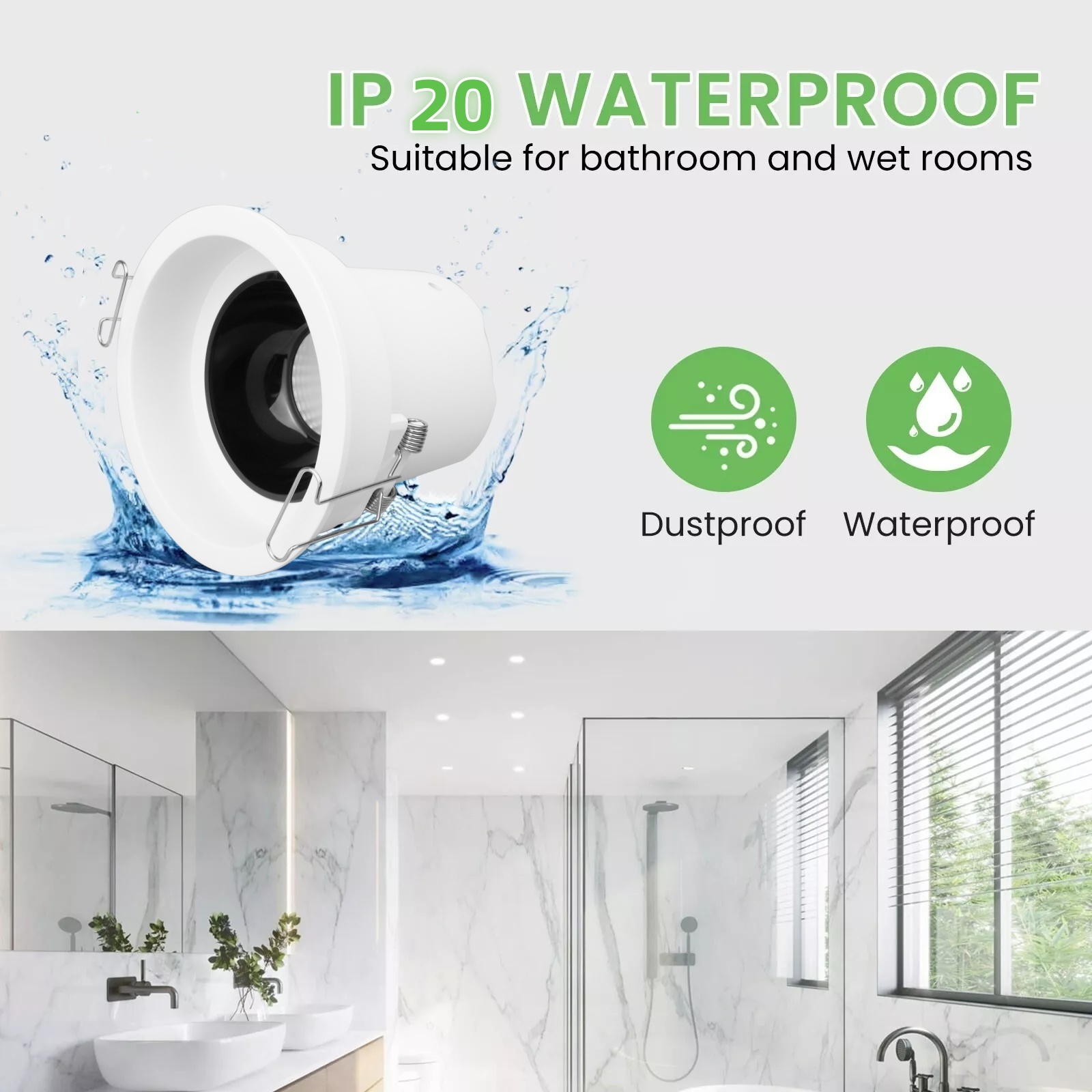 DL51 Anti glare spotlight aluminum saa 3cct cob led downlight dimmable frame spotlight frame housing