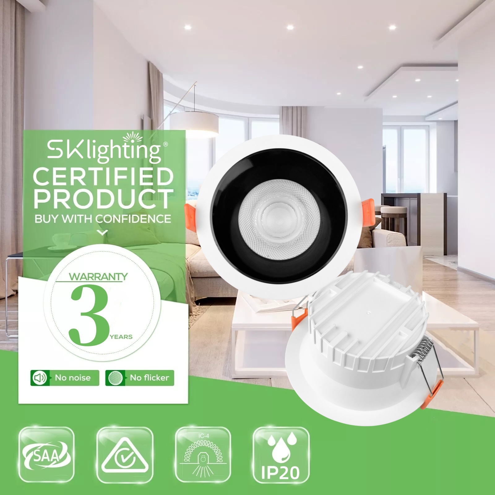 DL56-03 Light emitting diode high quality round iron 7w recessed light emitting diode downlight decorative indoor bedroom living room 3000k-6000k light emitting diode spot light