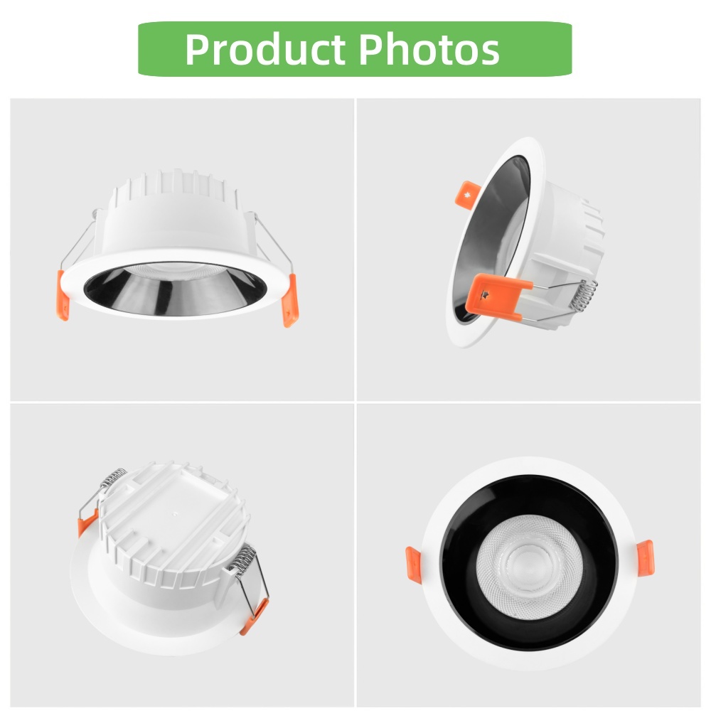 DL56-L New light-emitting diode downlight recessed spotlight anti-glare COB narrow non-master light adjustable home living room ceiling light 7W