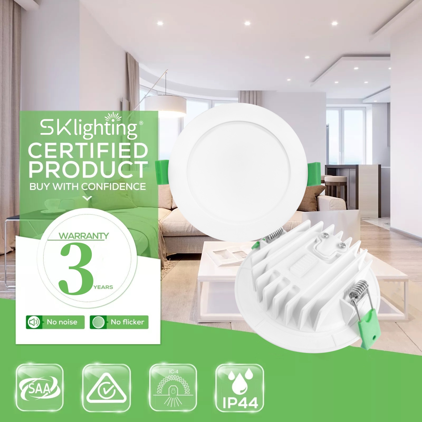 DL57  Factory sale IP44 CCT adjustable downlight round downlight 13w 16w 20w light emitting diode dimmable downlight