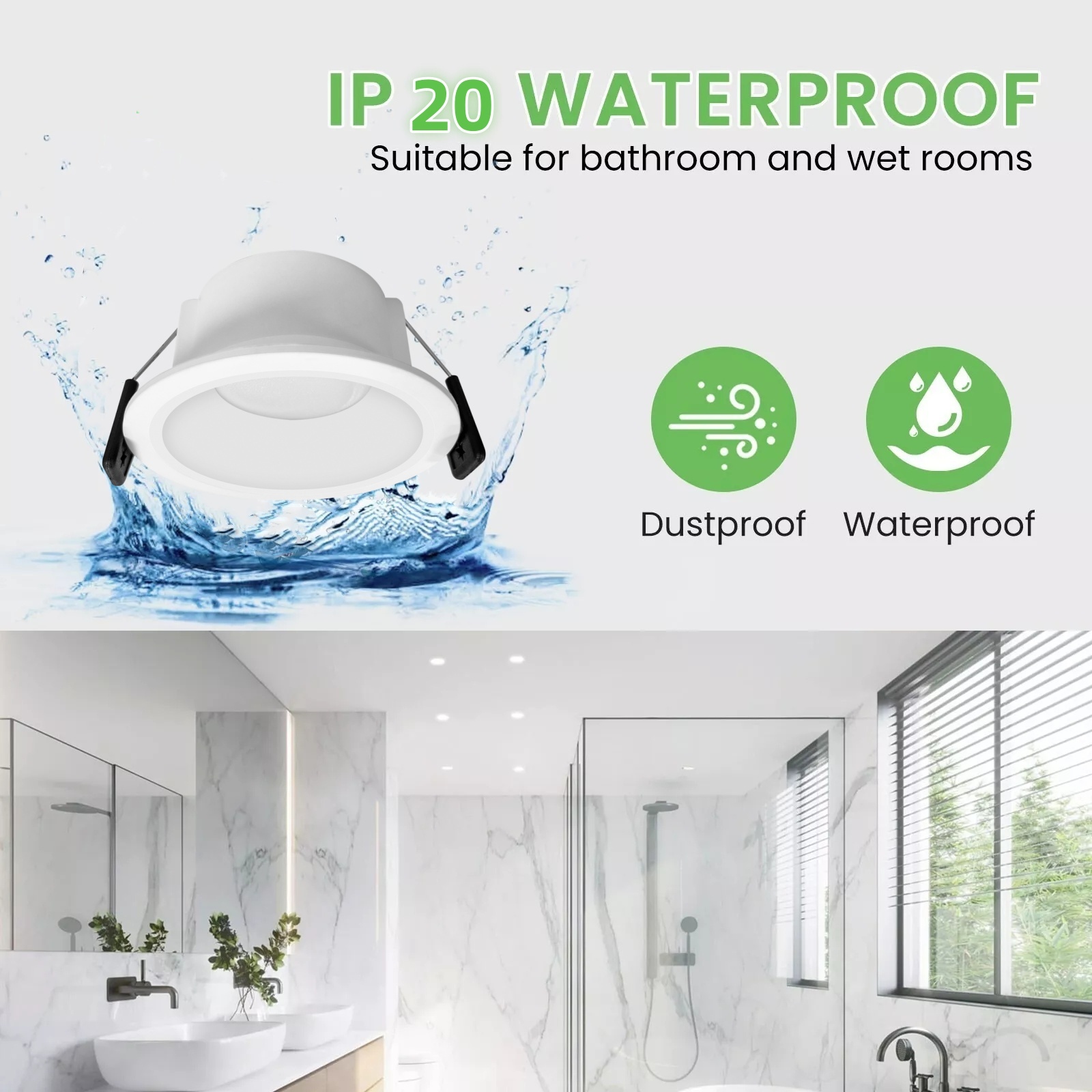 DL56-2 New anti-glare COB light-emitting diode downlight reusable recessed spotlight home ceiling light aluminum body home living room