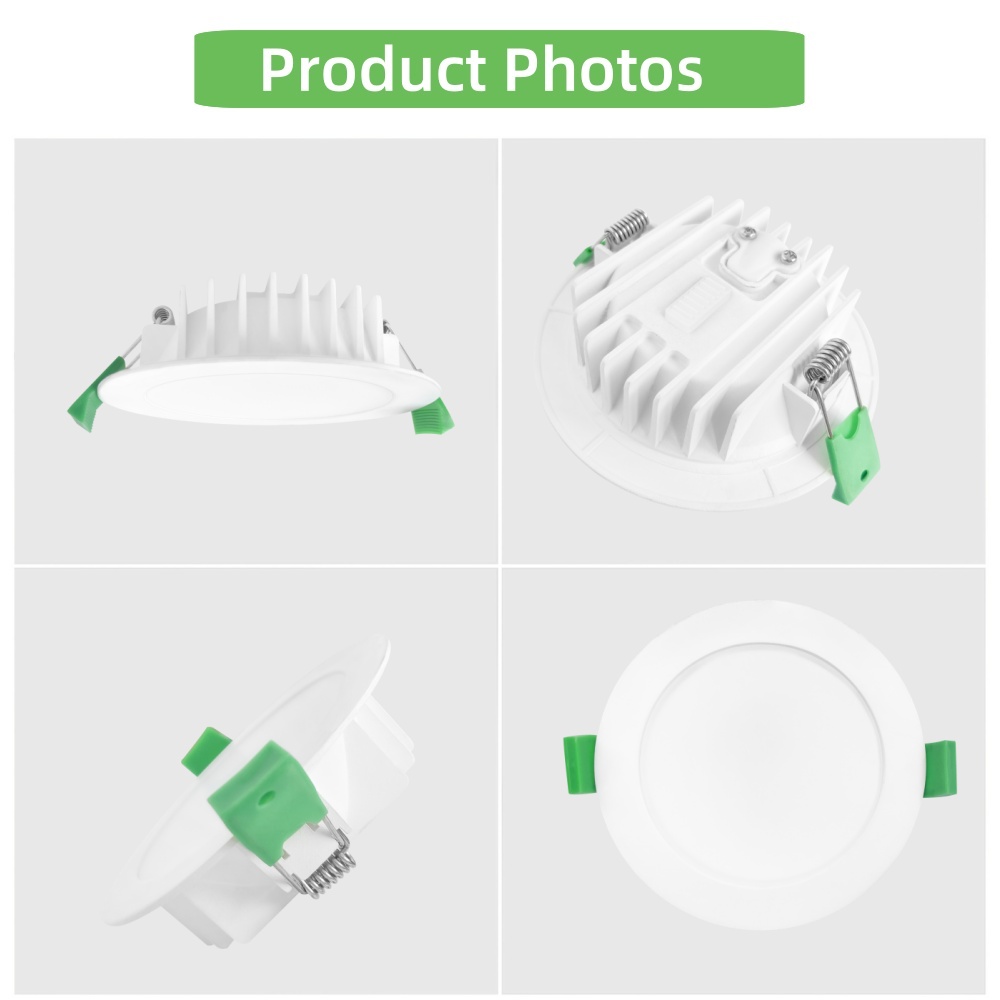 DL57  Factory sale IP44 CCT adjustable downlight round downlight 13w 16w 20w light emitting diode dimmable downlight