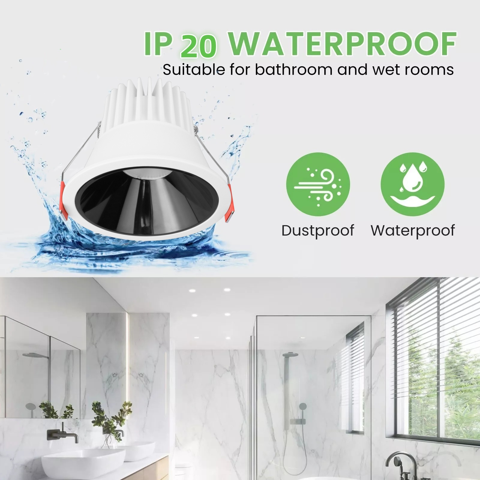 DL52 3w 5w 7w 9w 12w Modern Cob Downlight Recessed Residential Commercial Hotel Anti-Glare Light Emitting Diode Downlight