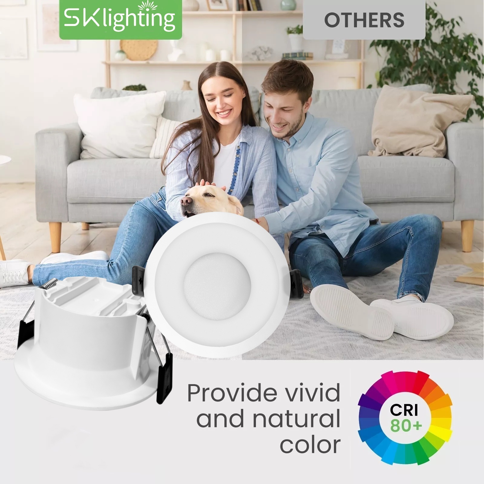 DL56-04 New high quality 180-265 volt downlight 3 color changing light emitting diode ceiling light switchable 7w spotlight light emitting diode recessed bedroom