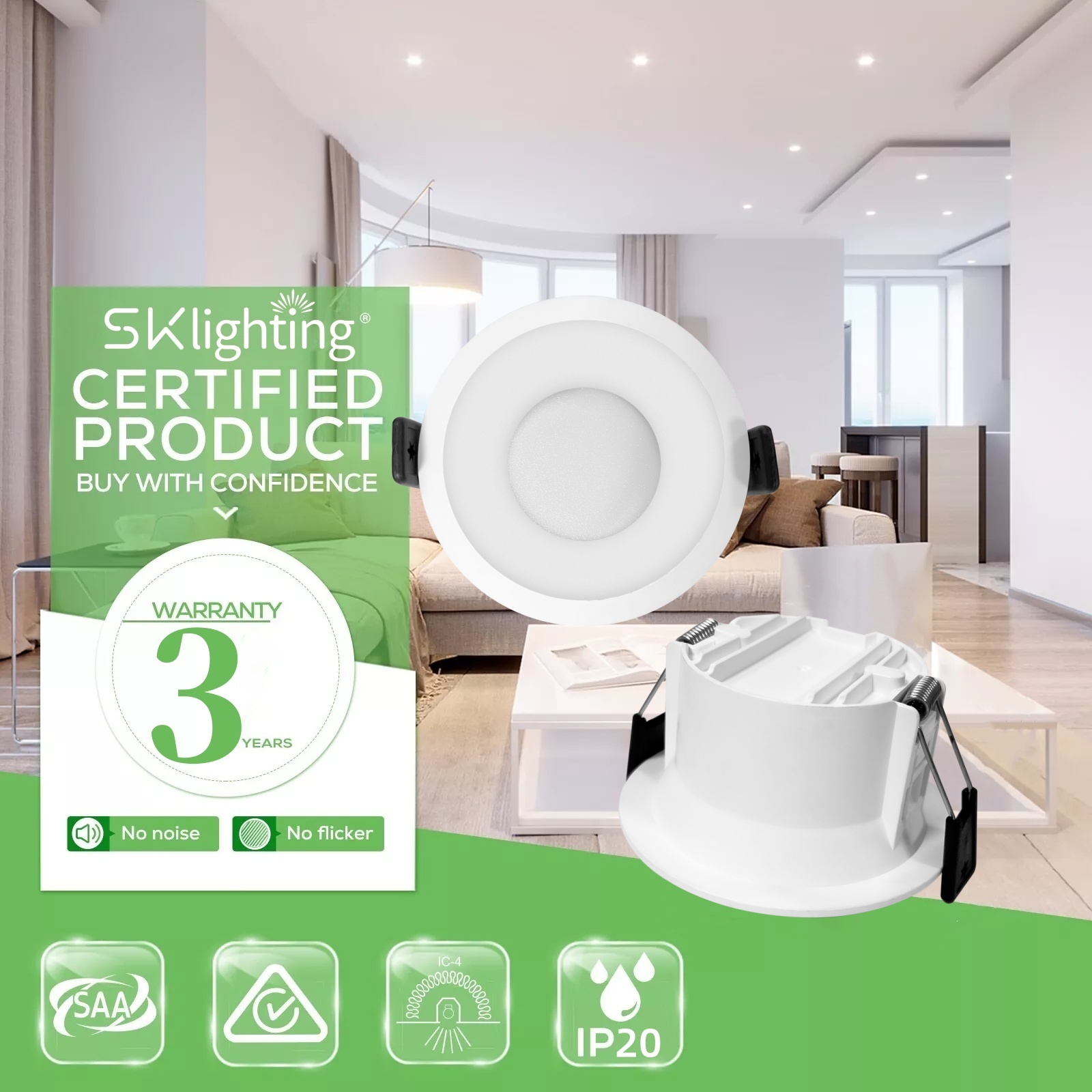 DL56-2 New anti-glare COB light-emitting diode downlight reusable recessed spotlight home ceiling light aluminum body home living room