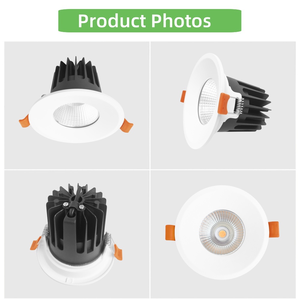 DL65-W 5W 10W 15W Luces Focos Round Dimmable Spotlight Led Cob Lights Outdoor Spot Lights Aluminium Housing Led Spot Light,Spotlight