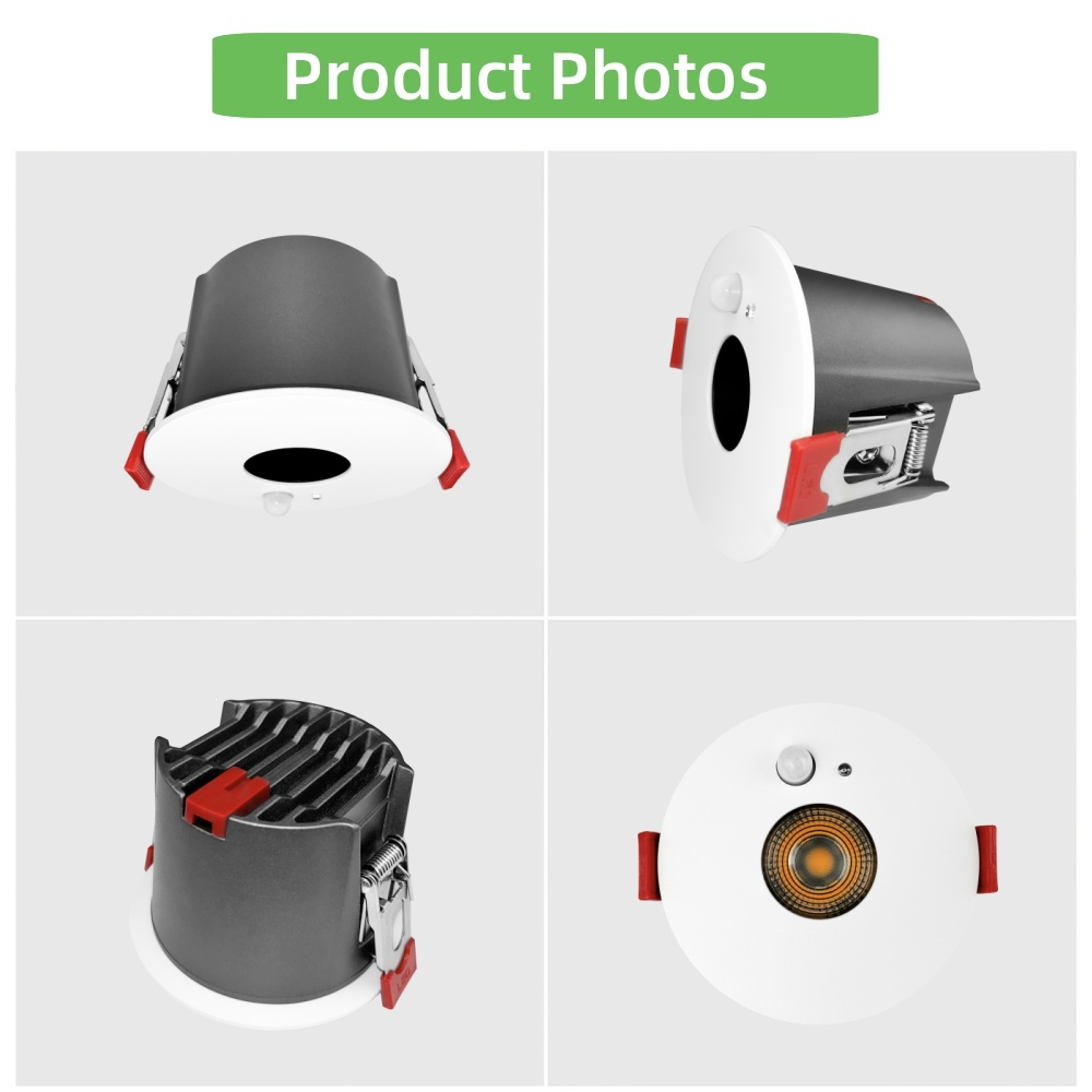 DL69 Modern Energy Saving 10W Infrared Human Body Induction Sensor Light for Home Office Lighting Design