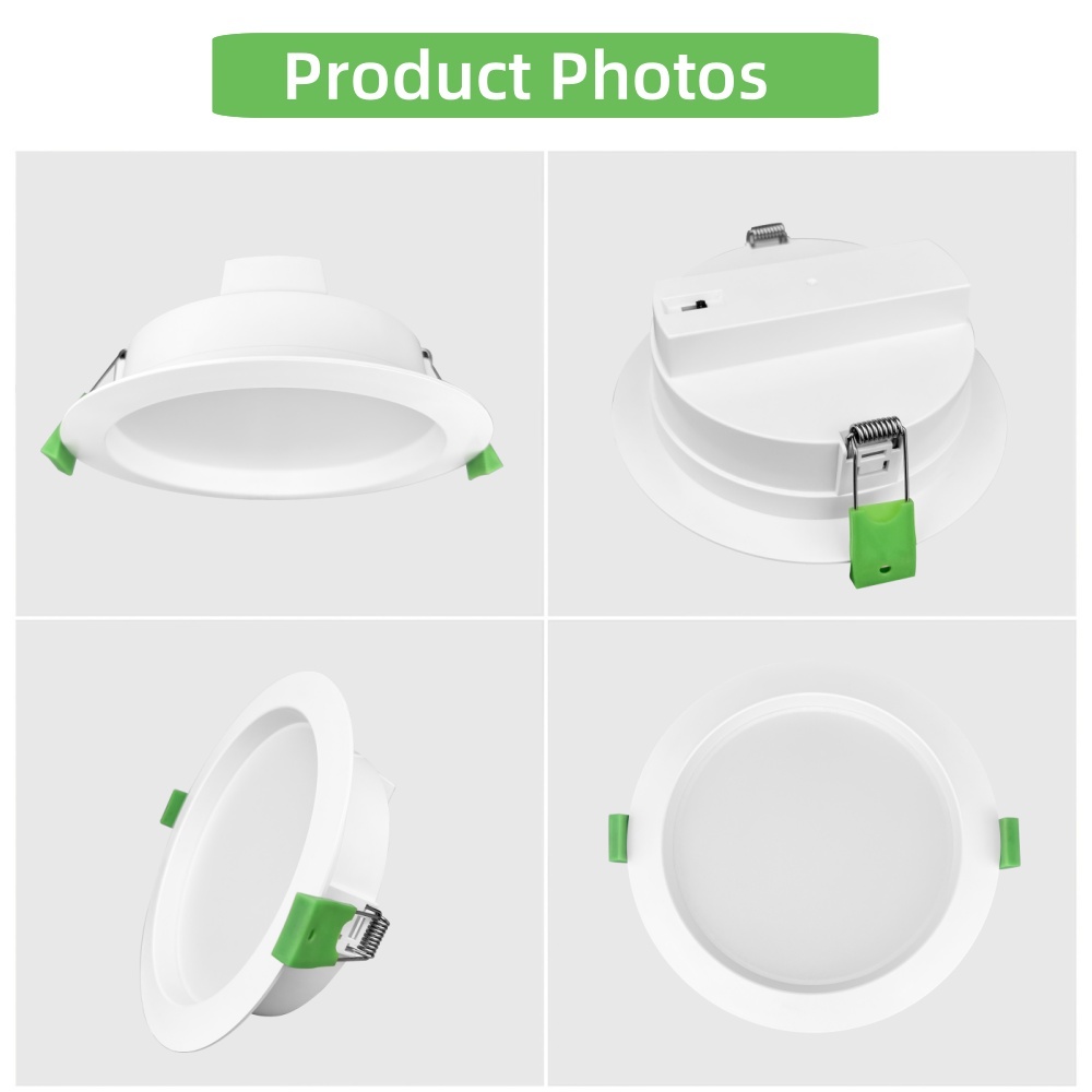 DL61 SAA Aluminum PC Smart Dimmable & CCT Adjustable 3W 5W 7W 9W 10W 13W SMD Chip Bulb LED Ceiling Downlights Housing & Parts