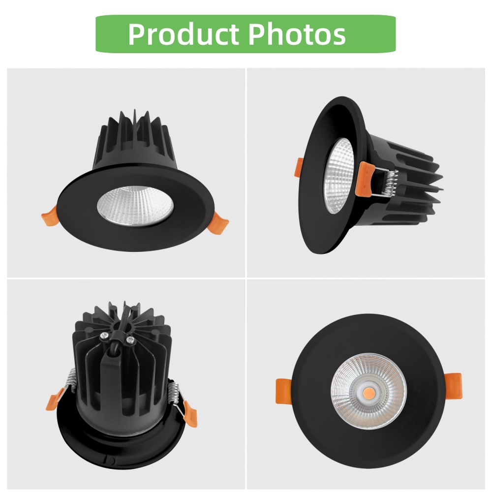 DL65-B Downlight Lighting Ceiling Commercial Led Lighting Recessed Downlights Led Cob Wall Washer Downlight