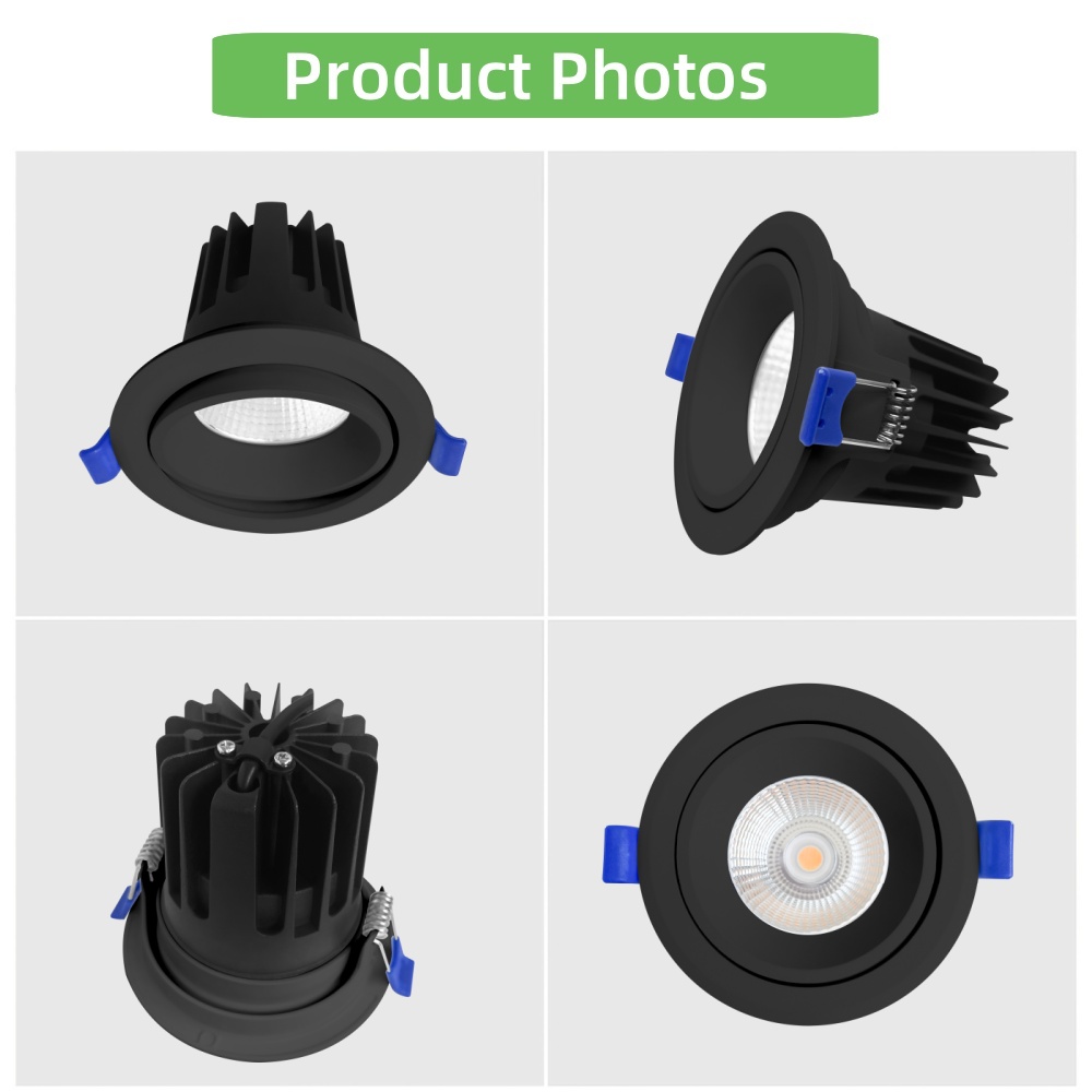 DL66-B Led Recessed Ceiling Lighting Anti Glare Downlight Prices Dimmable Cct Change Led Recessed Downlight