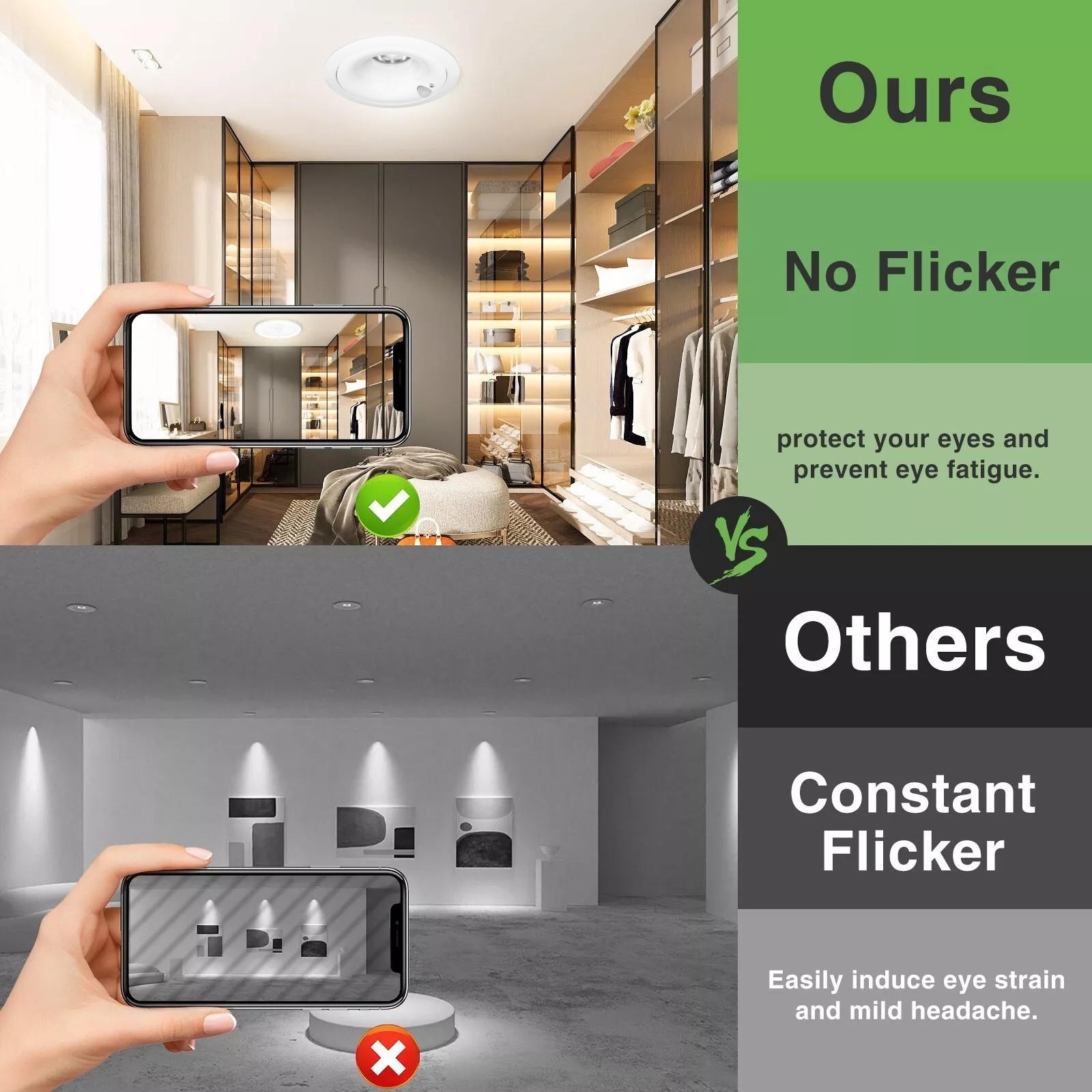 DL76 Human Sensor Light 7W 12w Recessed Light Emitting Diode Downlight ETL CE SAA UKCA Eave Corridor Public Toilet