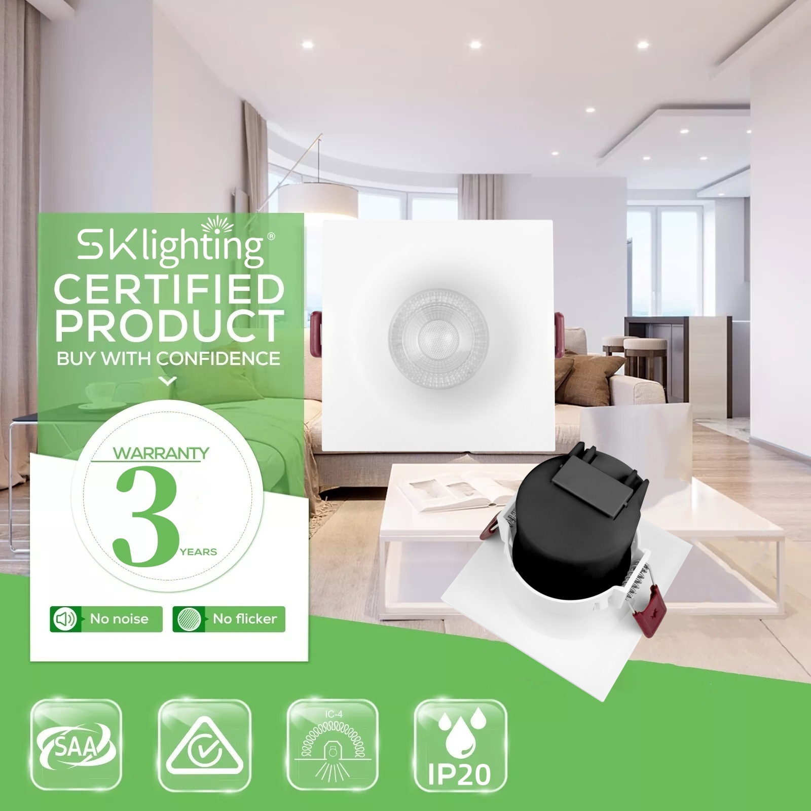 DL83-4 Recessed Cob Spotlight Aluminum Housing Anti-Glare Light Emitting Diode Spotlight 5w 7w 12w 16w Dimmable Spotlight