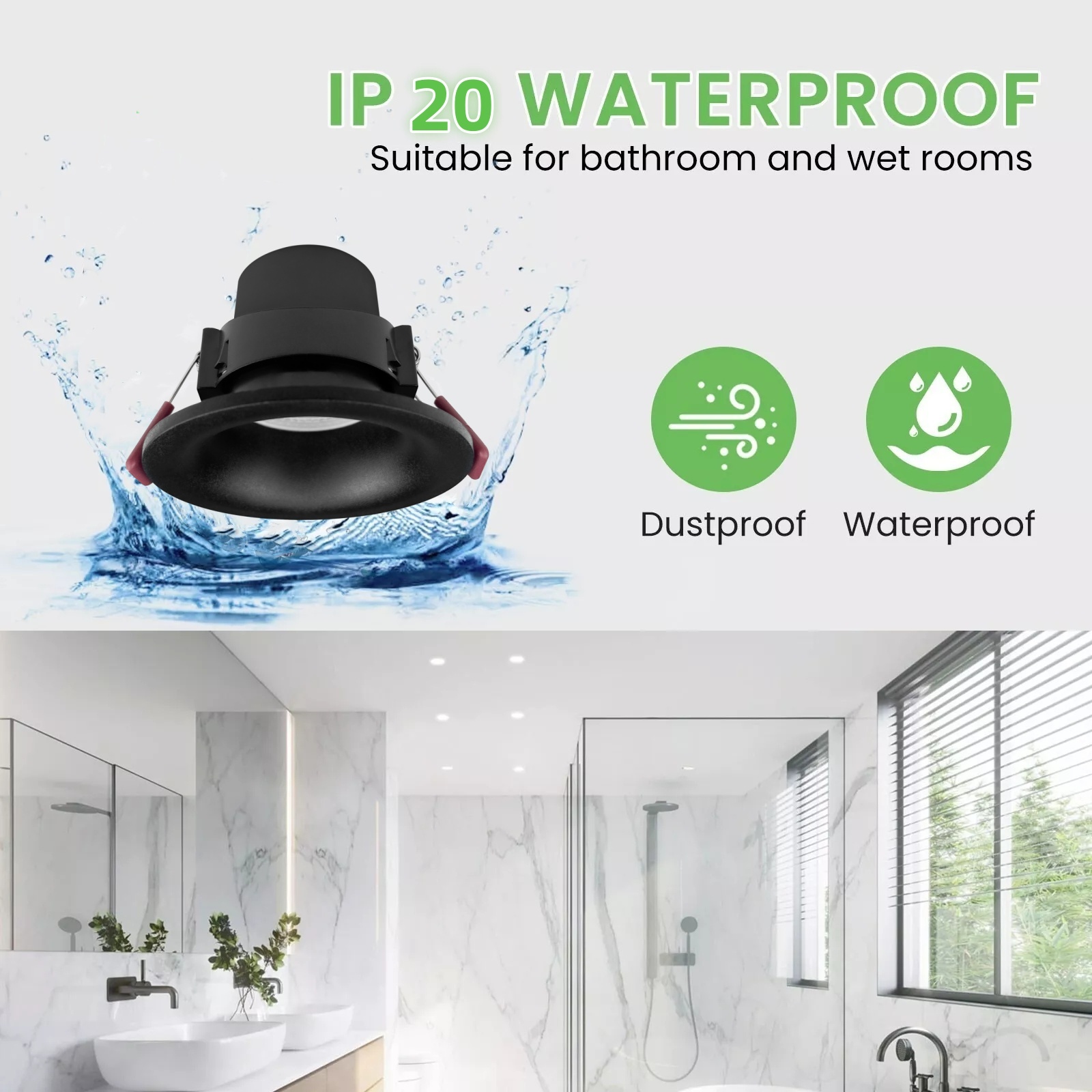 DL83-3 COB 7w Adjustable Hotel Anti-Glare Downlight Recessed Light Emitting Diode Downlight