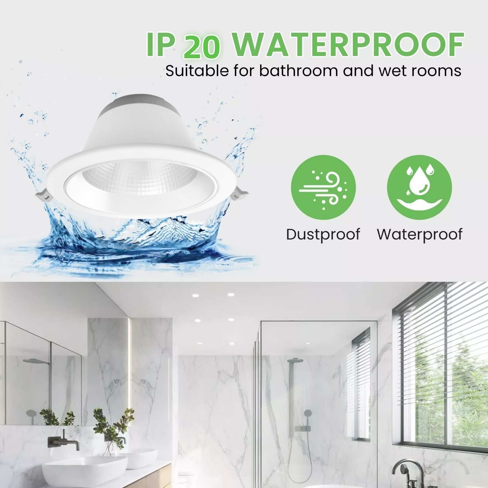 DL86 Anti Glare UGR<19 Dimmable Round Retrofit Recessed Ceiling LED Down Light Downlight