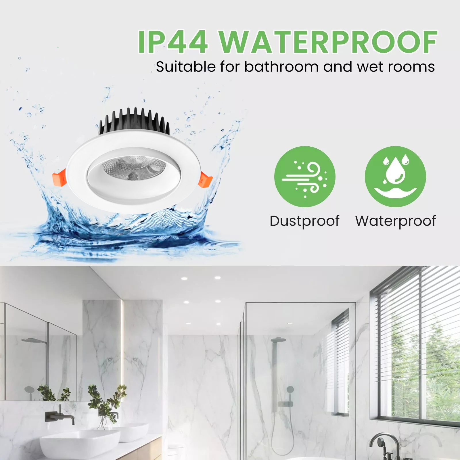 DL318-W Aluminum Fixture Black Downlight Indoor SMD Ceiling Spot Light LED Recessed Linear Down Light