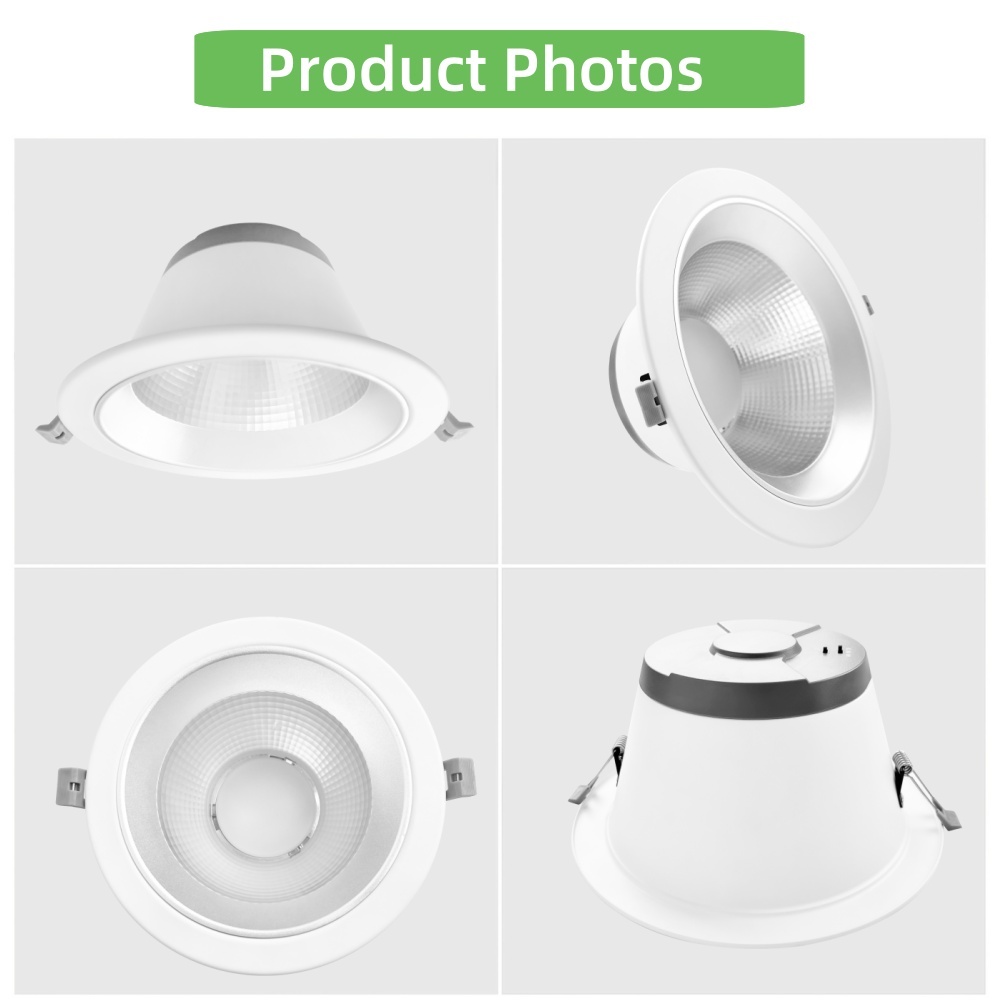 DL86 Anti Glare UGR<19 Dimmable Round Retrofit Recessed Ceiling LED Down Light Downlight